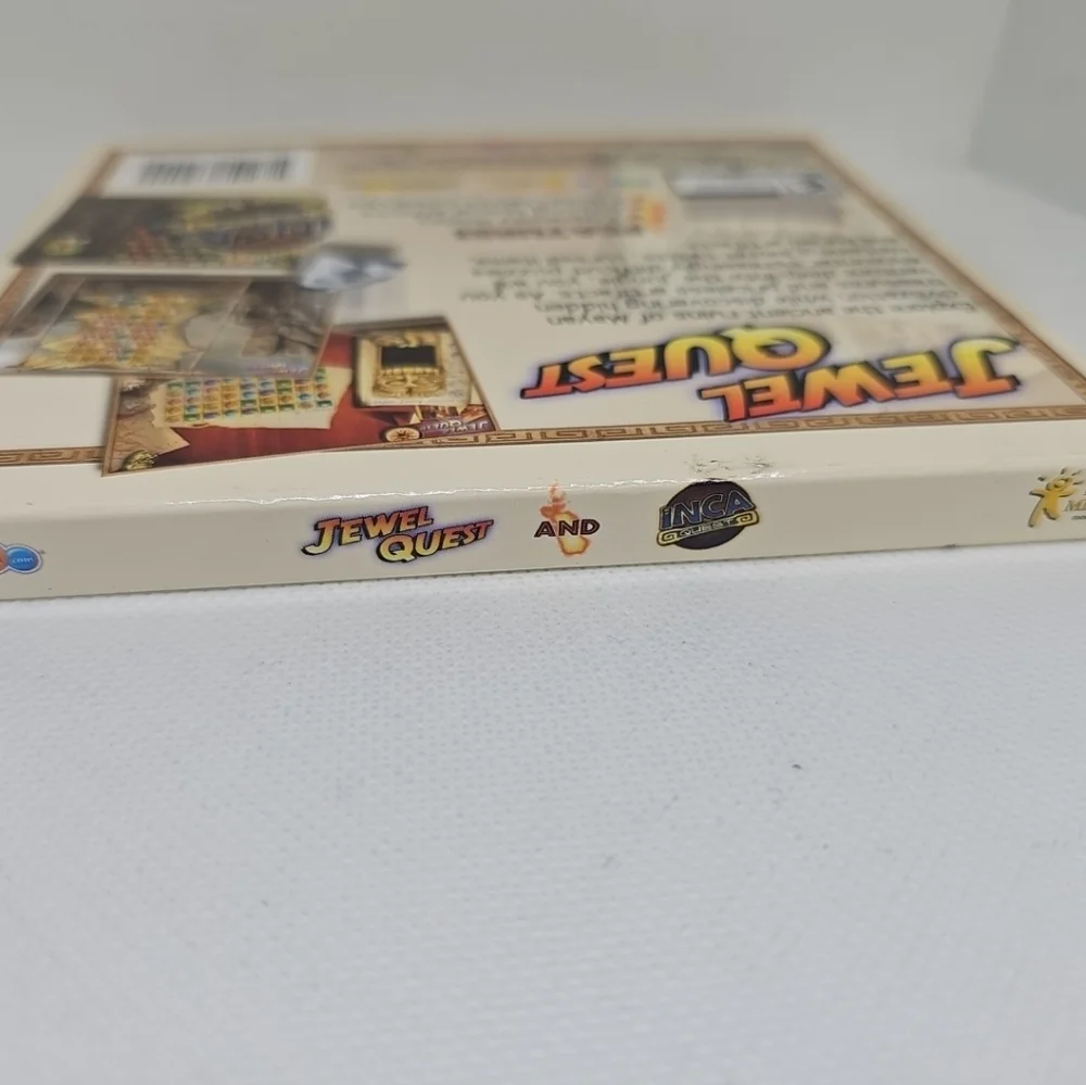 Jewel Quest + Inca Quest Bonus Video Game 2007 Factory Sealed PC CD ROM Rated E